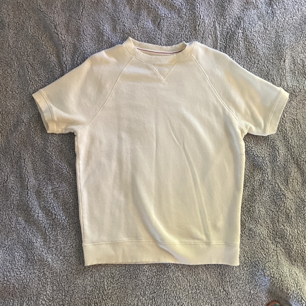 Brooks Brothers Red Fleece crew neck short sleeve sweater